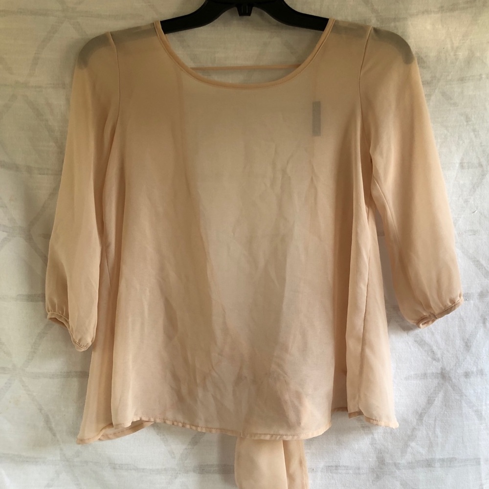 Jella Couture Open Back Blouse